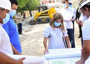 Gobernadora se recuperó de Covid y visitó obras de ‘Parques para la Gente’ en cuatro municipios