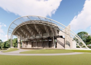 Obras de la nueva Concha Acústica Departamental de Baranoa ya están al 50% de ejecución