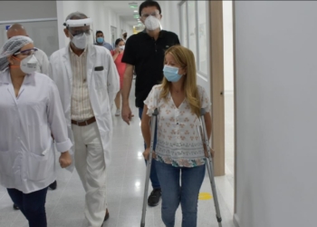 Gobernadora invitó a adultos mayores de Soledad a vacunarse contra el Covid-19