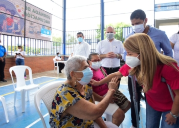 Gobernación del Atlántico habilitó su primer punto masivo de vacunación Covid en Malambo