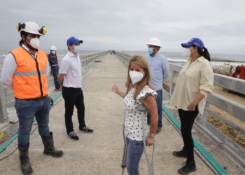 Obras de reconstrucción del muelle de Puerto Colombia están en su recta final