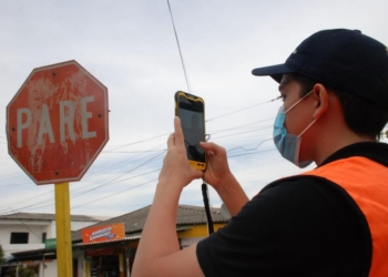Con tecnología de punta, Tránsito del Atlántico recopila datos sobre el estado y señalización de las vías para su mejoramiento