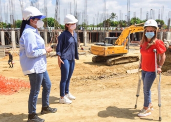 “Nuevo hospital de Soledad muestra avances del 40% en solo dos meses de obra”: Elsa Noguera