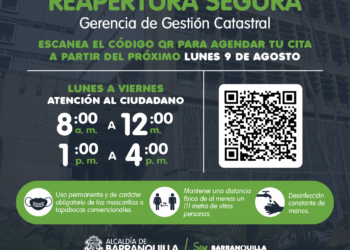 Sedes de Gestión de Ingresos y Gestión Catastral inician reapertura segura para la atención presencial