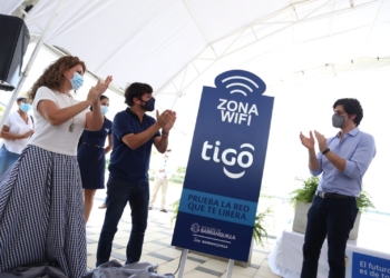 MinTIC y Tigo inauguraron wifi gratuito en  el Gran Malecón, en Barraquilla