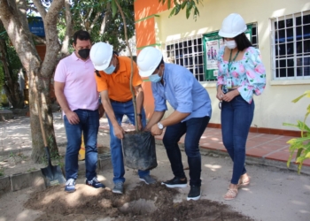 Alcaldía Malambo inicia inicia construcción de aulas en la I.E. La Aguada