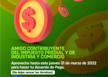 Hasta este 31 de marzo hay plazo para hacer acuerdo de pago del predial en Malambo