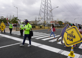 Secretaría de Tránsito y Seguridad Vial inició campaña educativa y activación para peatones en puntos de mayor accidentalidad