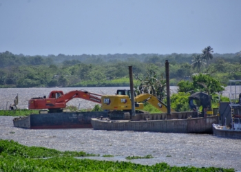 115.000 metros cúbicos de sedimento se han removidos en ocho meses en los caños
