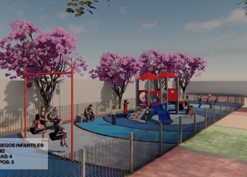 «Las obras de la cancha de fútbol Salim Gacham, en Campeche, avanzan en un 56 por ciento”: Elsa Noguera