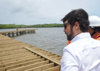 Ecoparque de Mallorquín ya cuenta con primer módulo de pasarela sobre pilotes 