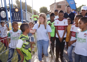 «Carreto estrena su primer parque con cancha múltiple y juegos infantiles»: Elsa Noguera