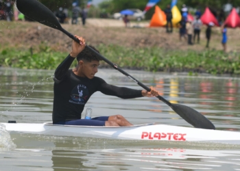 Con el apoyo de la Gobernación, el canotaje se tomó el embalse del Guájaro en los 118 años de Repelón
