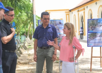 Gobernadora del Atlántico anunció el inicio de las obras que embellecerán el entorno de la iglesia de Tubará