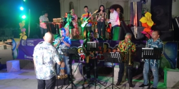 Soledad gozó y bailó al ritmo del Merecumbé