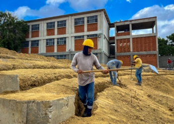 Con 60 % de avance de obra, concha acústica de Conidec va a buen ritmo 
