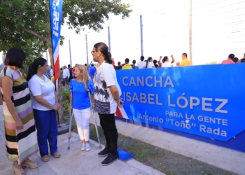 “Con la entrega de la cancha de Isabel López, llegamos a la obra 45 recuperada con Parques para la Gente”: Elsa Noguera
