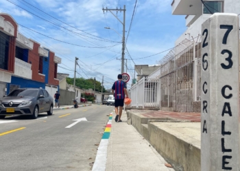 En Carlos Meisel, habitantes disfrutan 443 metros de vías nuevas