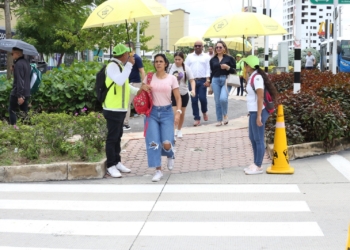 Secretaria de Tránsito y Seguridad Vial inicia campaña educativa para peatones en puntos de mayor accidentalidad