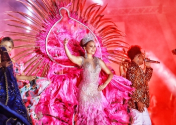 Reina del Carnaval del Atlántico, Natalia Muñoz, se coronó en medio de un derroche de tecnología digital