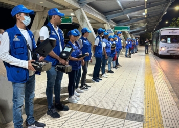 Transmetro habilita validadores portátiles en buses del TPC