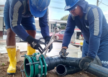 Tecnología de vanguardia llega al barrio Paraíso con la instalación de nueva red de tuberías