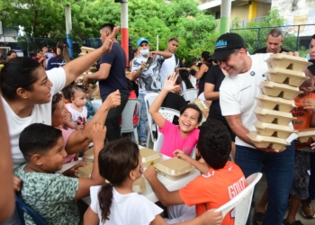 Distrito garantiza la alimentación para más de 5 mil niños con 24 comedores