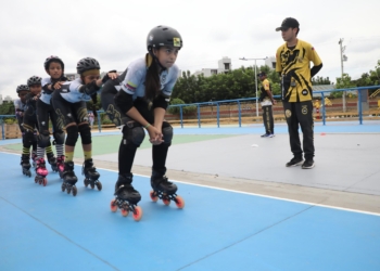 Comunidad Villas de San Pablo tiene un nuevo espacio recreativo con pista de patinaje