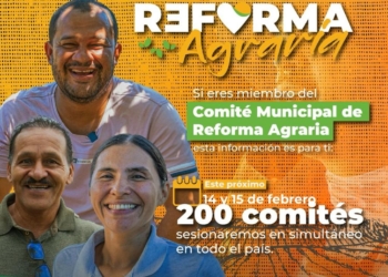 200 comités municipales de Reforma Agraria sesionará simultaneamente a nivel nacional