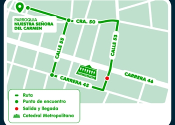 Sector de la Catedral: cierres viales este viernes 18 de abril por procesión del Santo Sepulcro