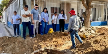 Inician obras de renovación de alcantarillado en el barrio El Tesoro, de Malambo
