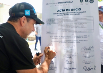 Alcalde Char da inicio a obras de ampliación de la IED Pablo Neruda 1: se benefician 2.700 estudiantes