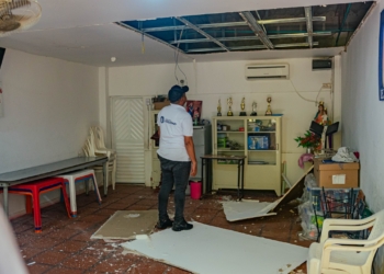 Evalúan daños ocasionados por lluvias en colegios este fin de semana en Soledad