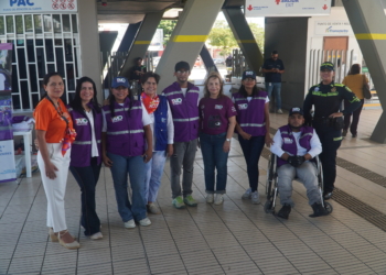 Lanzan en Transmetro el Código Violeta para prevenir y atender casos de acoso sexual callejero