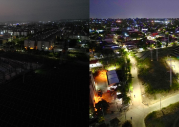 Más luz y seguridad en Las Gardenias: refuerzan alumbrado cerca de la IED San Luis