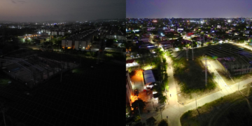 Más luz y seguridad en Las Gardenias: refuerzan alumbrado cerca de la IED San Luis