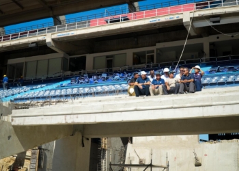 Instalan la última grada de la ampliación del Metropolitano